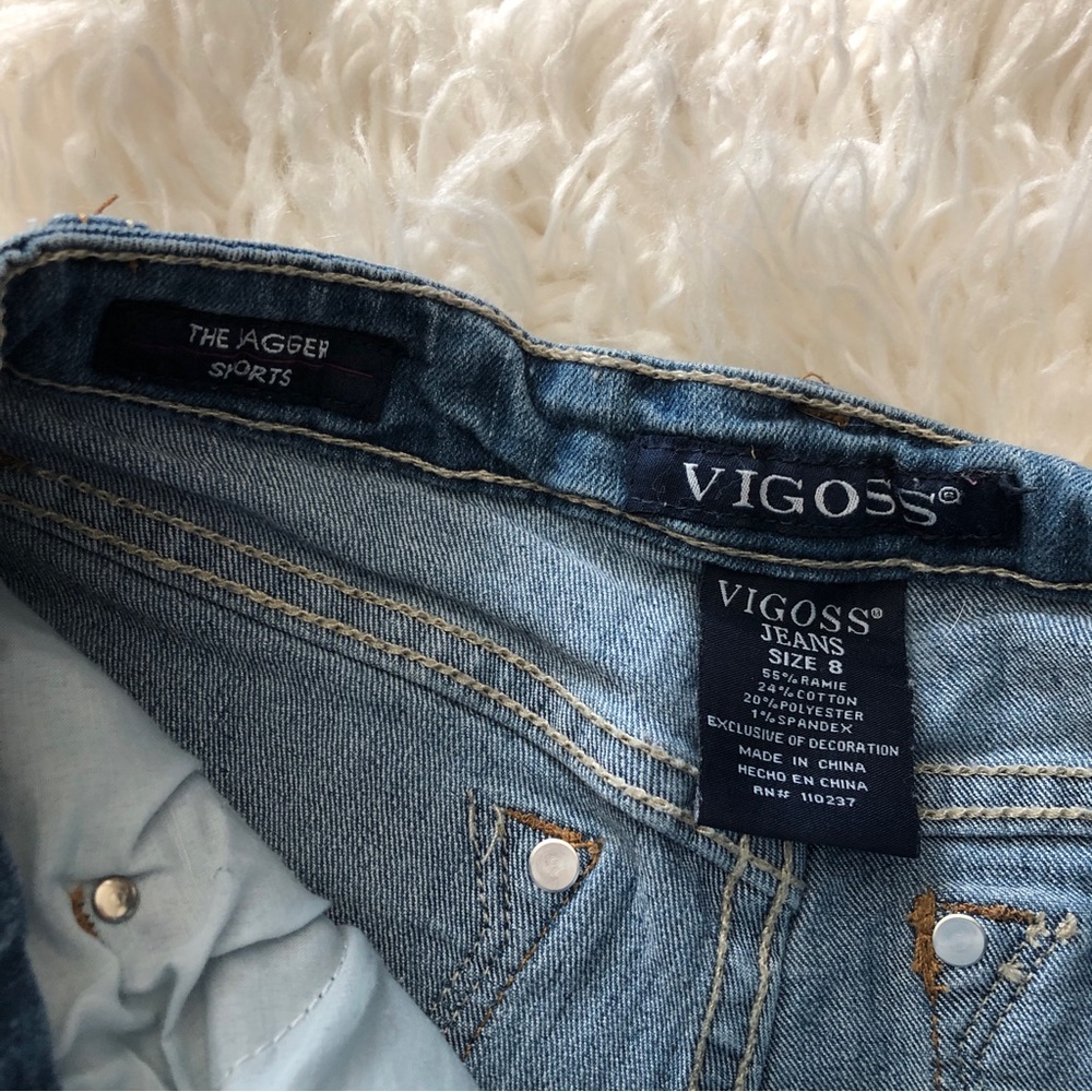 Girls Vigoss Jean Shorts - Picture 2 of 3